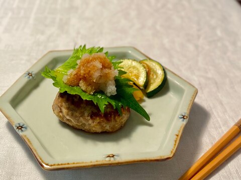 えのきでかさ増し&ふんわり食感の和風ハンバーグ